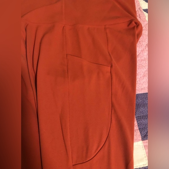 REI Take Your Time 7/8 leggings, Zion red - Picture 2 of 3